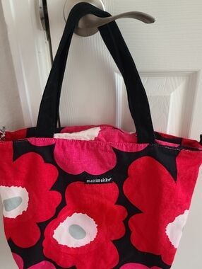 Marimekko Floral Canvas Tote
